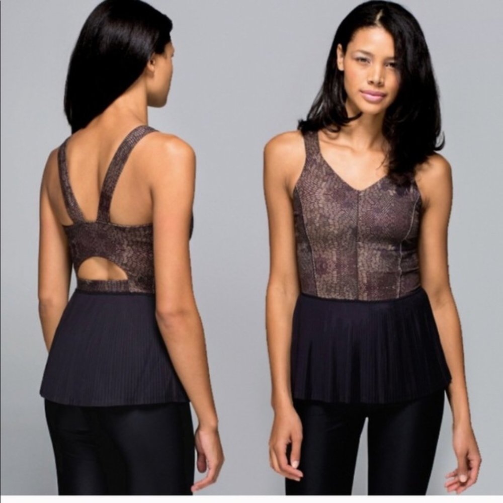 Lululemon City Tank Golden Goddess Cashew